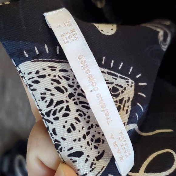 Zara mini hearts button down dress sz L boho - Picture 10 of 10